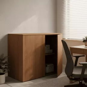 Armoire mélaminé portes push open 81 cm: 4 tailles au choix