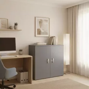 Armoire basse fermée, hauteur 81 cm – So Madrid