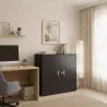 Armoire basse fermée, hauteur 81 cm – So Madrid