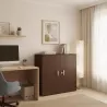 Armoire basse fermée, hauteur 81 cm – So Madrid