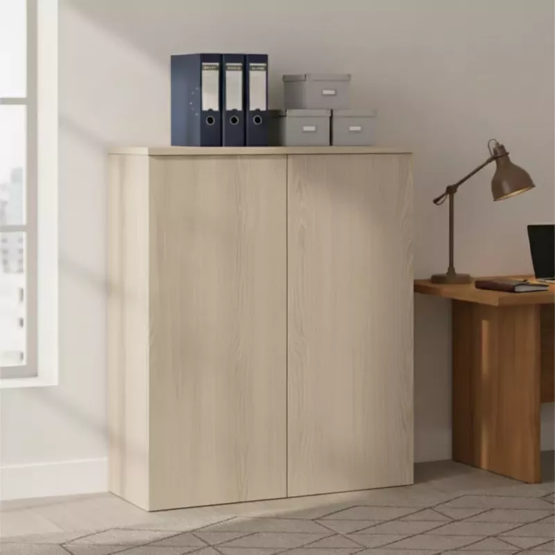 Armoire moyenne porte poussoir, hauteur 120 cm – So Madrid