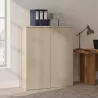 Armoire moyenne porte poussoir, hauteur 120 cm – So Madrid