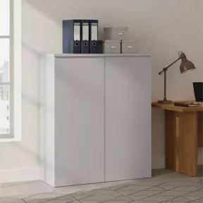 Armoire moyenne porte poussoir, hauteur 120 cm – So Madrid