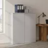 Armoire moyenne porte poussoir, hauteur 120 cm – So Madrid