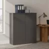Armoire moyenne porte poussoir, hauteur 120 cm – So Madrid