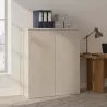 Armoire moyenne porte poussoir, hauteur 120 cm – So Madrid