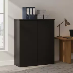 Armoire bureau à portes push open, H 120 cm: 4 largeurs