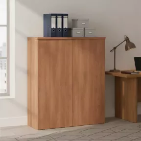 Armoire bureau à portes push open, H 120 cm: 4 largeurs