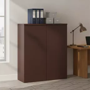 Armoire bureau à portes push open, H 120 cm: 4 largeurs