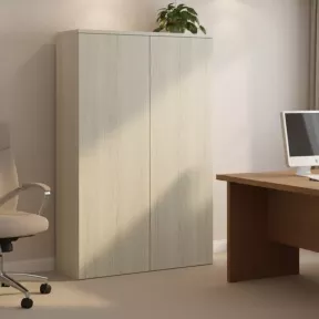 Armoire avec portes push open mélaminé, H 158 cm: 4 largeurs