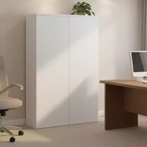 Armoire avec portes push open mélaminé, H 158 cm: 4 largeurs