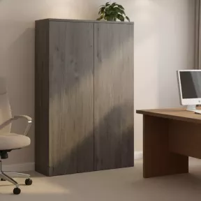 Armoire portes mélaminé portes poussoir - 3 étagères - haut. 158 cm (4 largeurs au choix) So Madrid