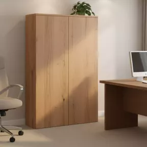 Armoire avec portes push open mélaminé, H 158 cm: 4 largeurs