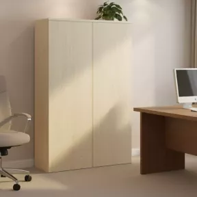 Armoire avec portes push open mélaminé, H 158 cm: 4 largeurs