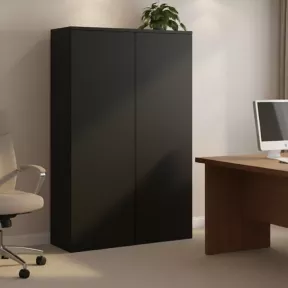 Armoire avec portes push open mélaminé, H 158 cm: 4 largeurs