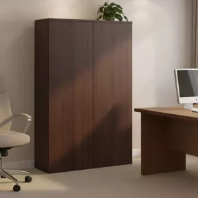 Armoire avec portes push open mélaminé, H 158 cm: 4 largeurs