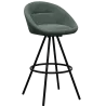 Tabouret en tissu piétement pyramidal So Smooth