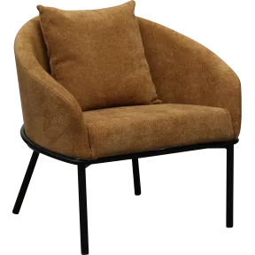 Chauffeuse lounge en tissu pieds acier So Flex