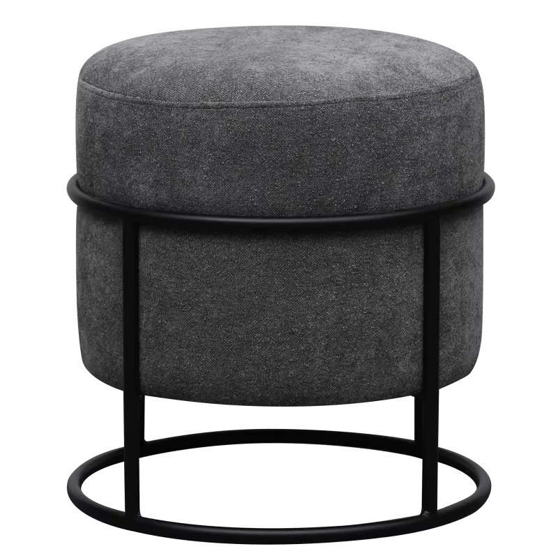 Pouf empilable assise tissu et structure acier So Flow