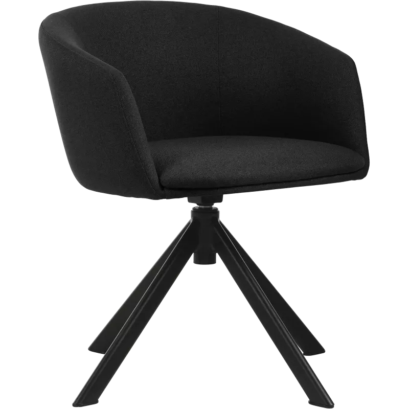 Fauteuil en tissu avec piètement pyramide So Move
