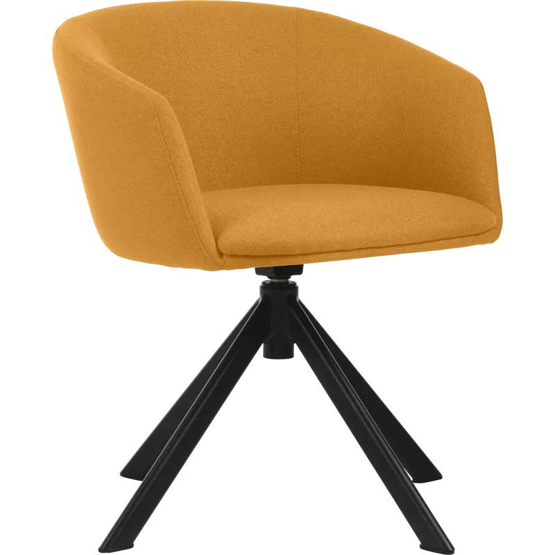 Fauteuil en tissu avec piètement pyramide So Move