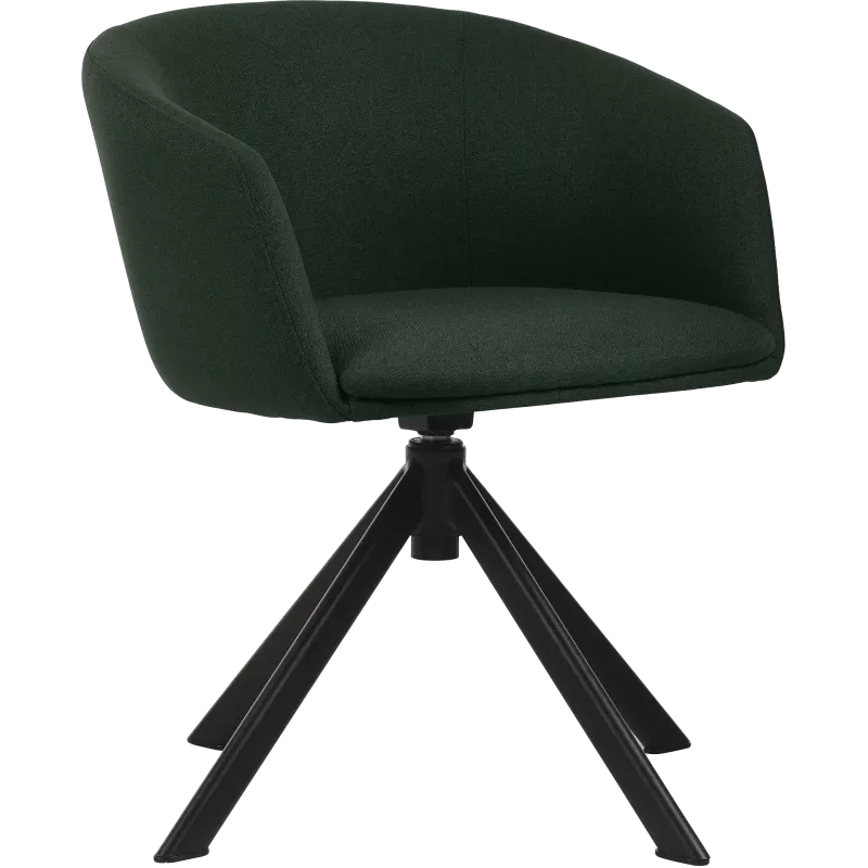 Fauteuil en tissu avec piètement pyramide So Move