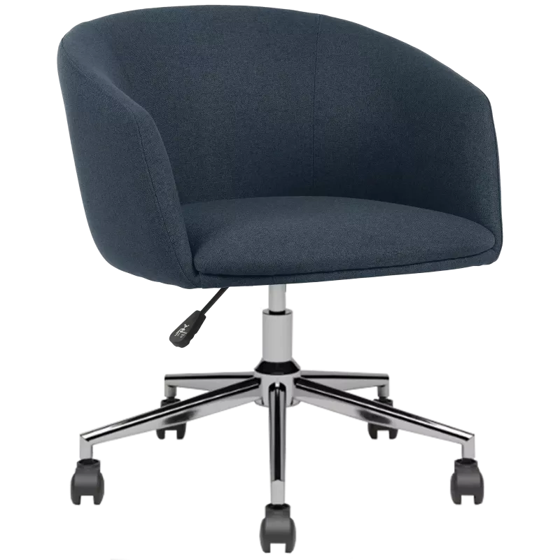 Fauteuil en tissu sur pieds roulettes So Fit