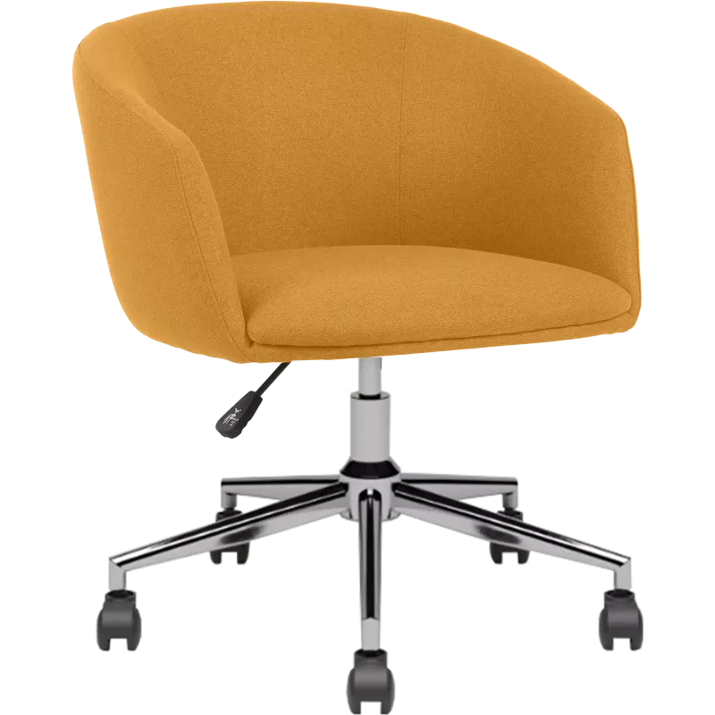 Fauteuil en tissu sur pieds roulettes So Fit