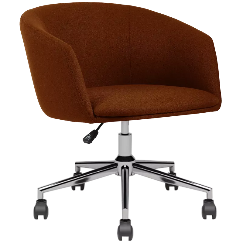 Fauteuil en tissu sur pieds roulettes So Fit