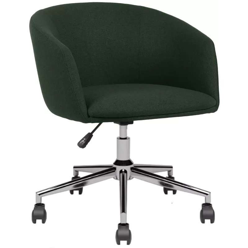Fauteuil en tissu sur pieds roulettes So Fit