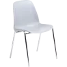 Chaise de collectivité empilable piètement chromé So Prime