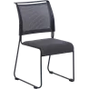 Chaise de réunion tapissée empilable  So Class