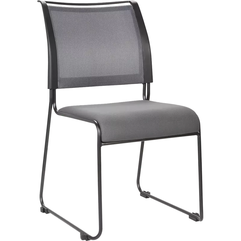 Chaise de réunion tapissée empilable  So Class