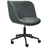 Fauteuil de réunion bi-matière sur roulettes So Frame