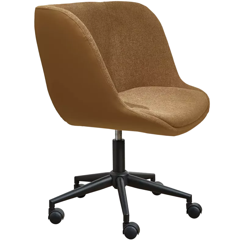 Fauteuil de réunion bi-matière sur roulettes So Frame