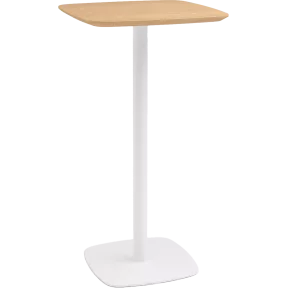 Table haute carrée plateau bois So Rise