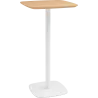 Table haute carrée plateau bois So Rise
