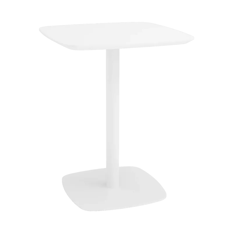 Table de cafétéria carrée avec plateau bois So Lift