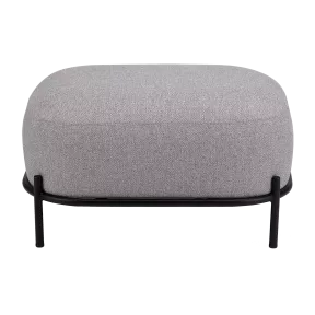 Pouf d'accueil en tissu et acier So Align