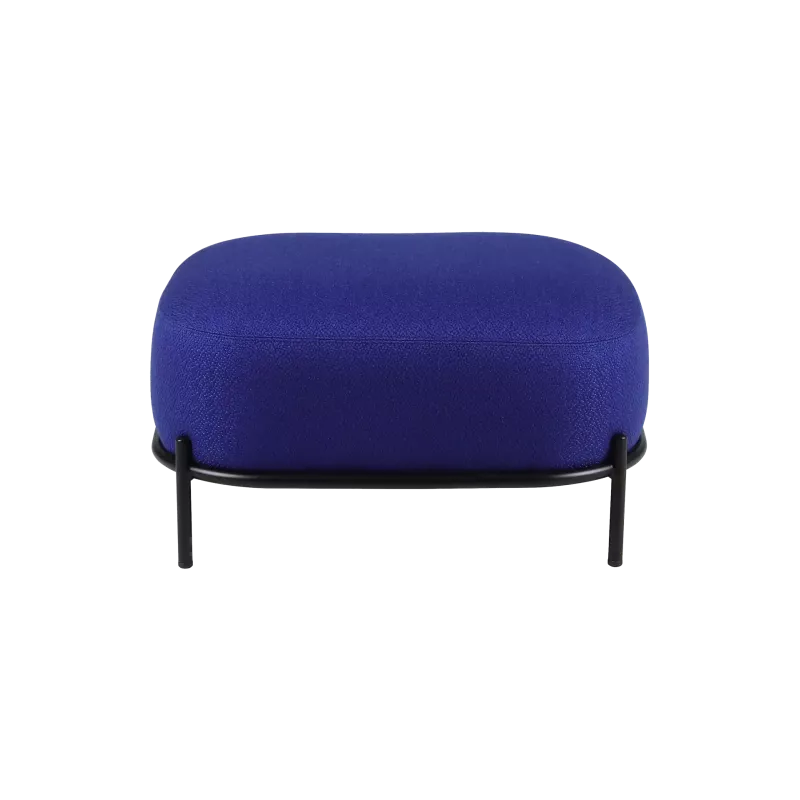 Pouf d'accueil en tissu et acier So Align