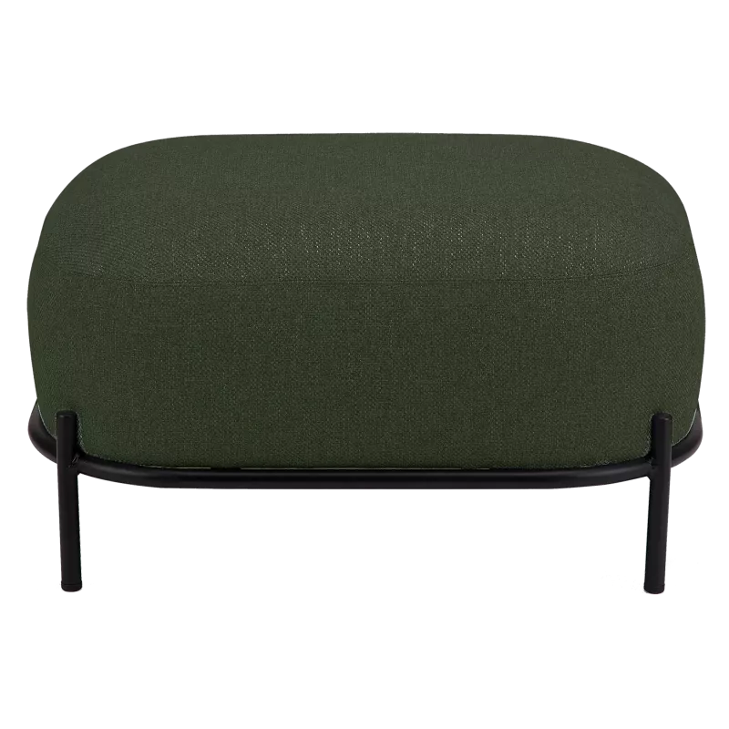 Pouf d'accueil en tissu et acier So Align