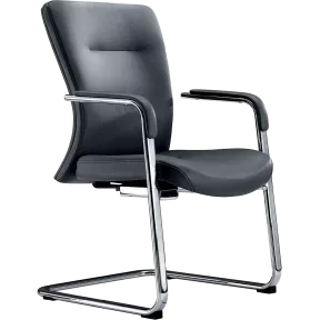 Siège visiteur luge en noir So Velvet