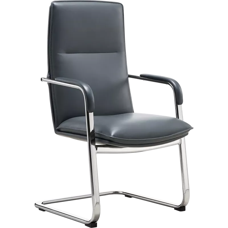 Fauteuil de réunion luge en cuir So Plush