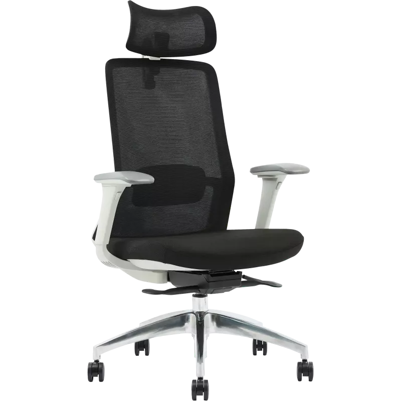 Fauteuil de bureau synchrone gris maille So Nimbus