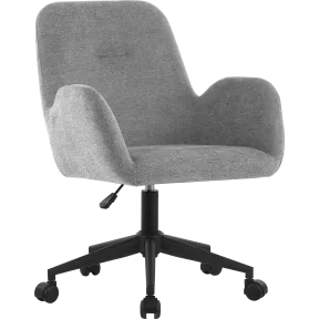 Fauteuil de bureau en tissu à roulettes So Lumbar