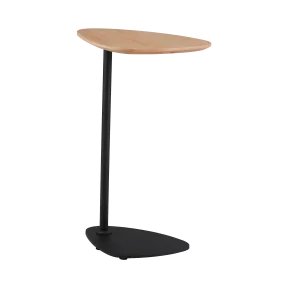 Bout de canapé chêne et métal noir So Pivot