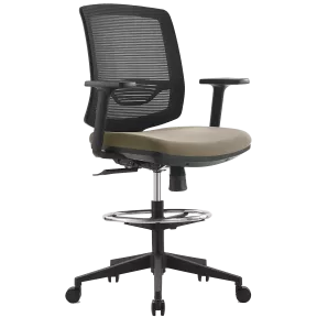 Fauteuil dessinateur synchrone avec repose-pieds So Mist