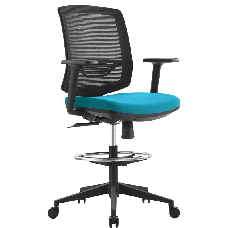Fauteuil dessinateur synchrone avec repose-pieds So Mist