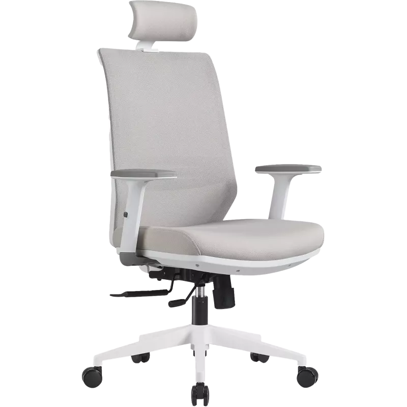 Fauteuil de bureau synchrone structure blanche So Night