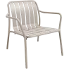 Fauteuil lounge extérieur empilable en aluminium So Oasis